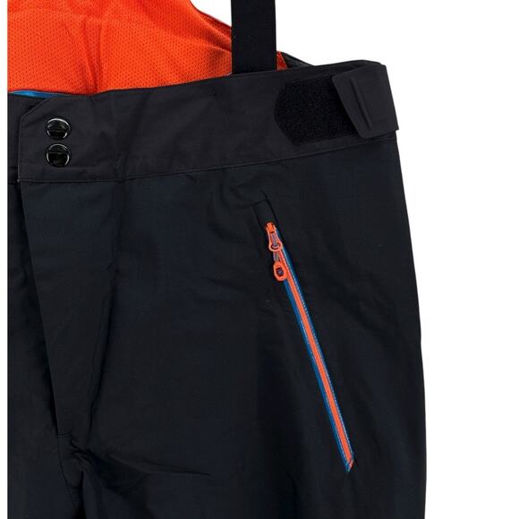 Men's, Sz 36, Mammut Eiger Extreme, GORE-TEX Pro Ski Bibs, Black - Picture 9 of 11